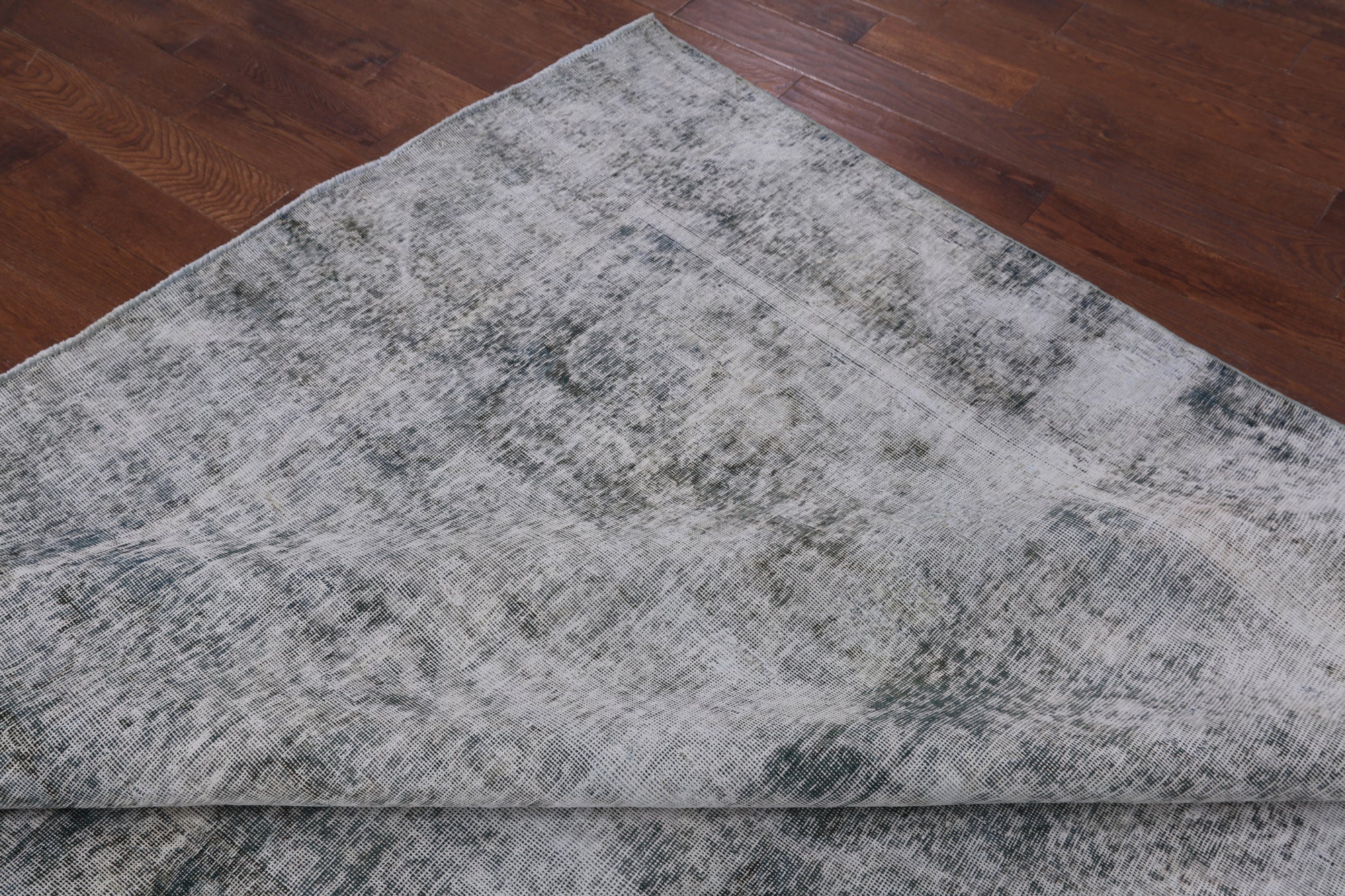 Persian Overdyed Hand Knotted Wool Area Rug - 7' 8" X 11' 2" - Golden Nile