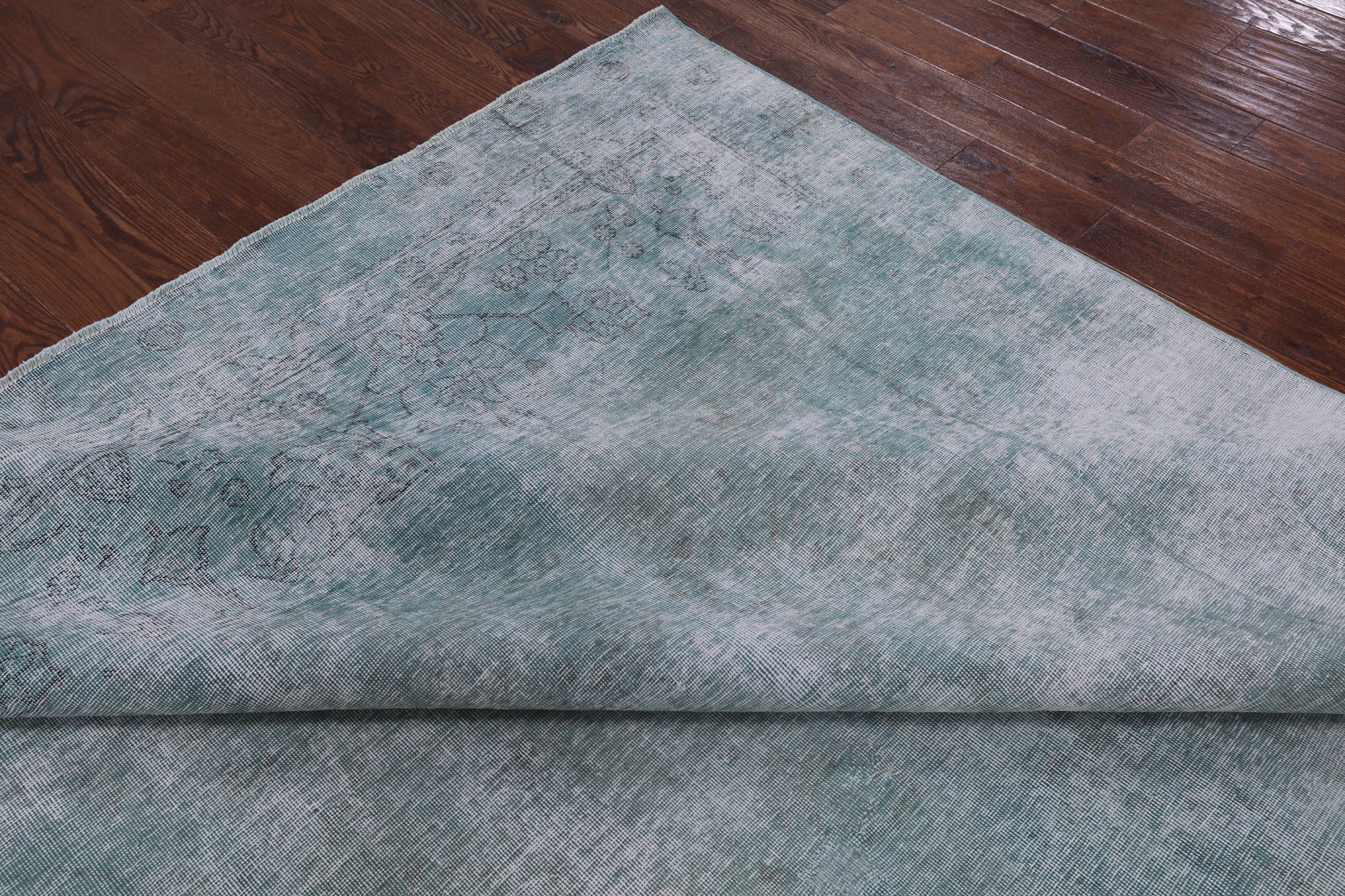 Persian Overdyed Hand Knotted Wool Area Rug - 8' 3" X 11' 3" - Golden Nile