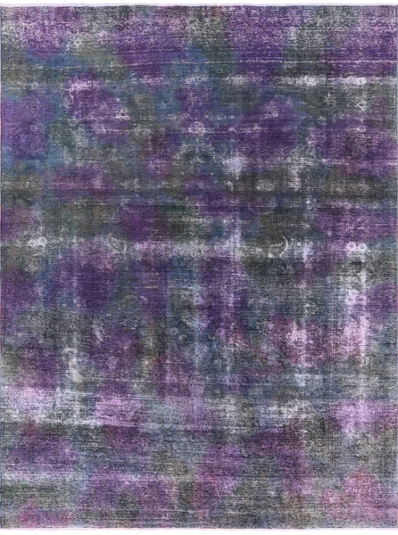 Persian Overdyed Hand Knotted Wool Area Rug - 8' 1" X 10' 9" - Golden Nile