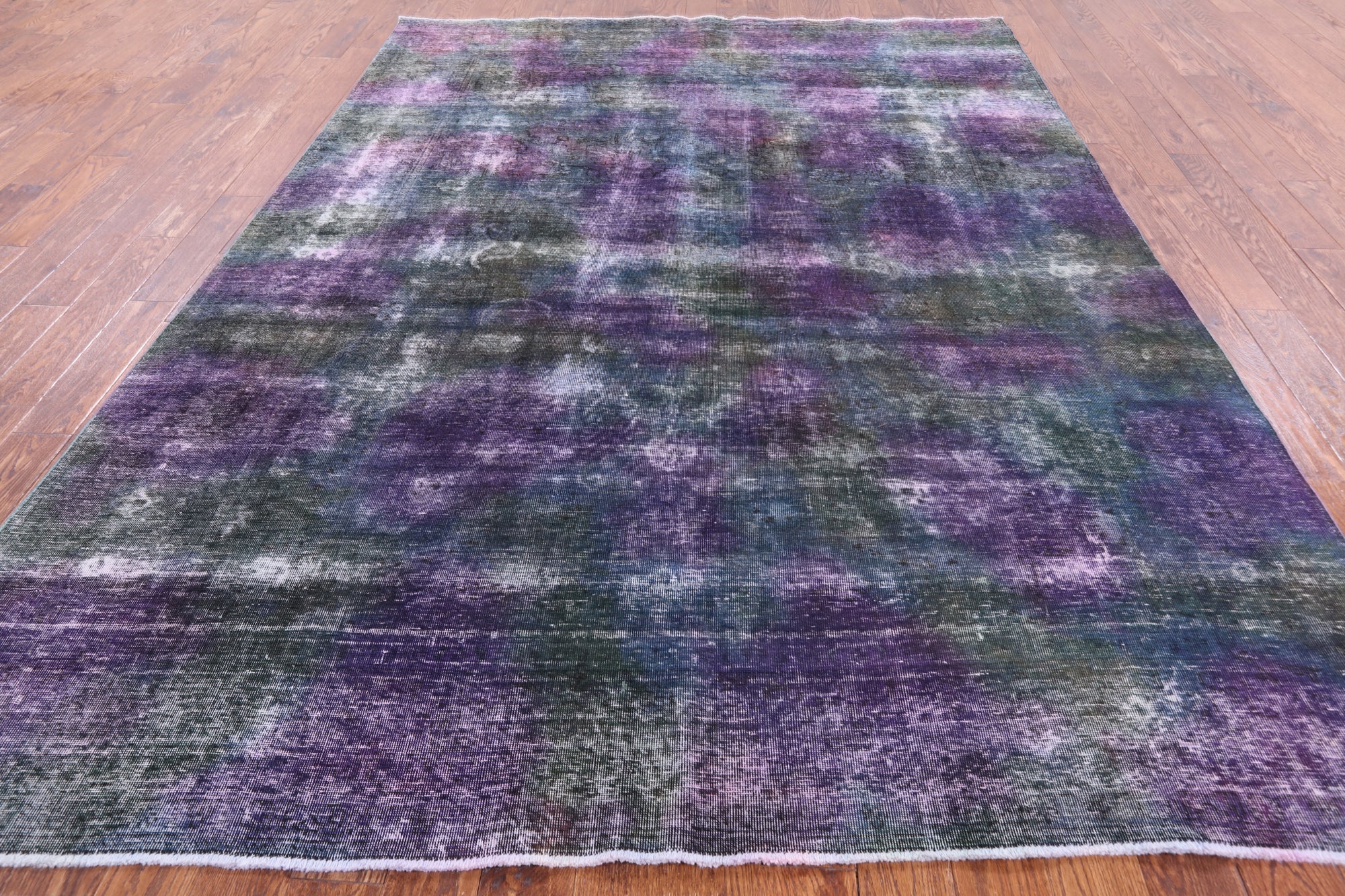Persian Overdyed Hand Knotted Wool Area Rug - 8' 1" X 10' 9" - Golden Nile