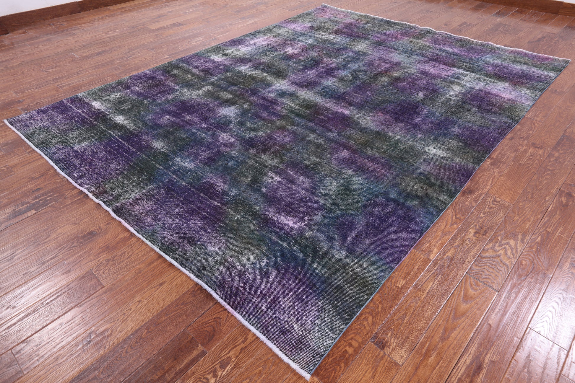 Persian Overdyed Hand Knotted Wool Area Rug - 8' 1" X 10' 9" - Golden Nile