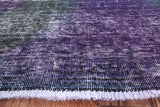 Persian Overdyed Hand Knotted Wool Area Rug - 8' 1" X 10' 9" - Golden Nile