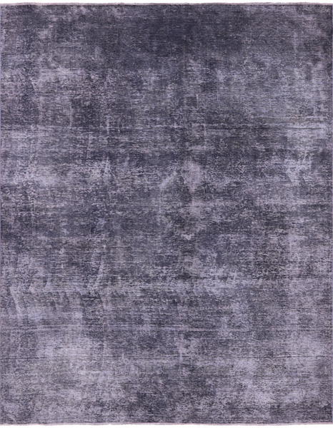 Persian Overdyed Hand Knotted Wool Area Rug - 8' 2" X 10' 6" - Golden Nile