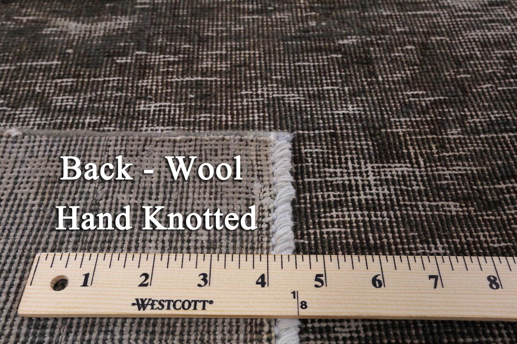 Persian Overdyed Hand Knotted Wool Area Rug - 7' 9" X 10' 10" - Golden Nile