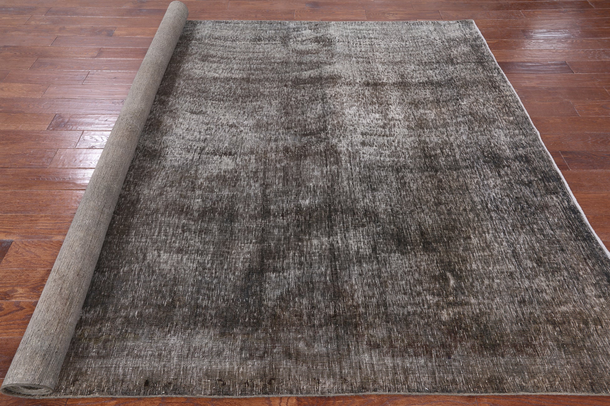 Persian Overdyed Hand Knotted Wool Area Rug - 7' 9" X 10' 10" - Golden Nile