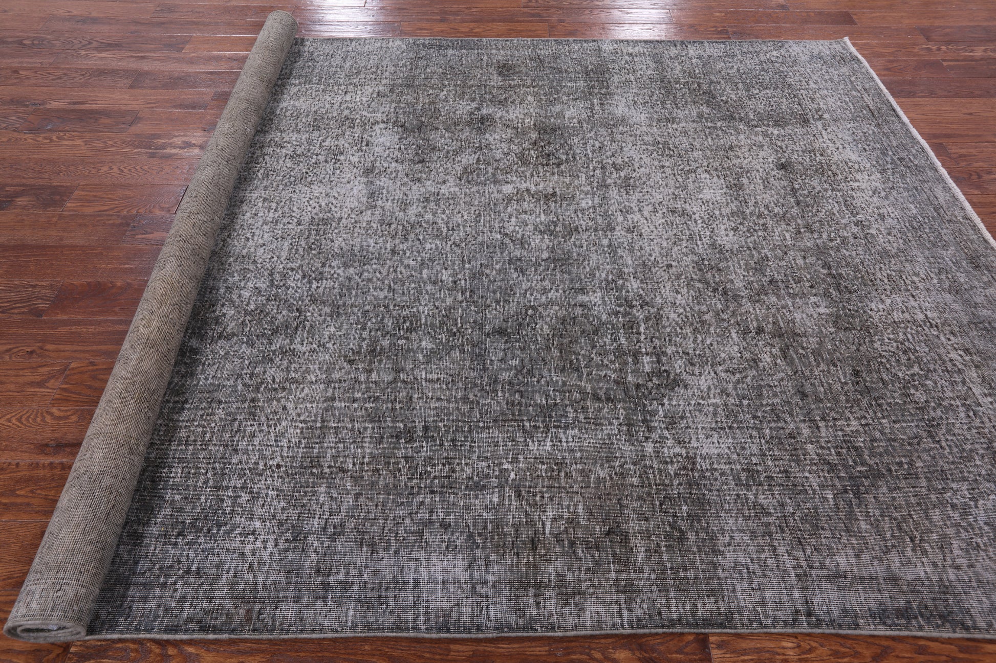 Persian Overdyed Hand Knotted Wool Area Rug - 7' 0" X 10' 1" - Golden Nile