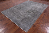 Persian Overdyed Hand Knotted Wool Area Rug - 7' 0" X 10' 1" - Golden Nile