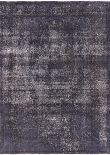 Persian Overdyed Hand Knotted Wool Area Rug - 6' 10" X 9' 6" - Golden Nile