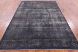 Persian Overdyed Hand Knotted Wool Area Rug - 6' 10" X 9' 6" - Golden Nile