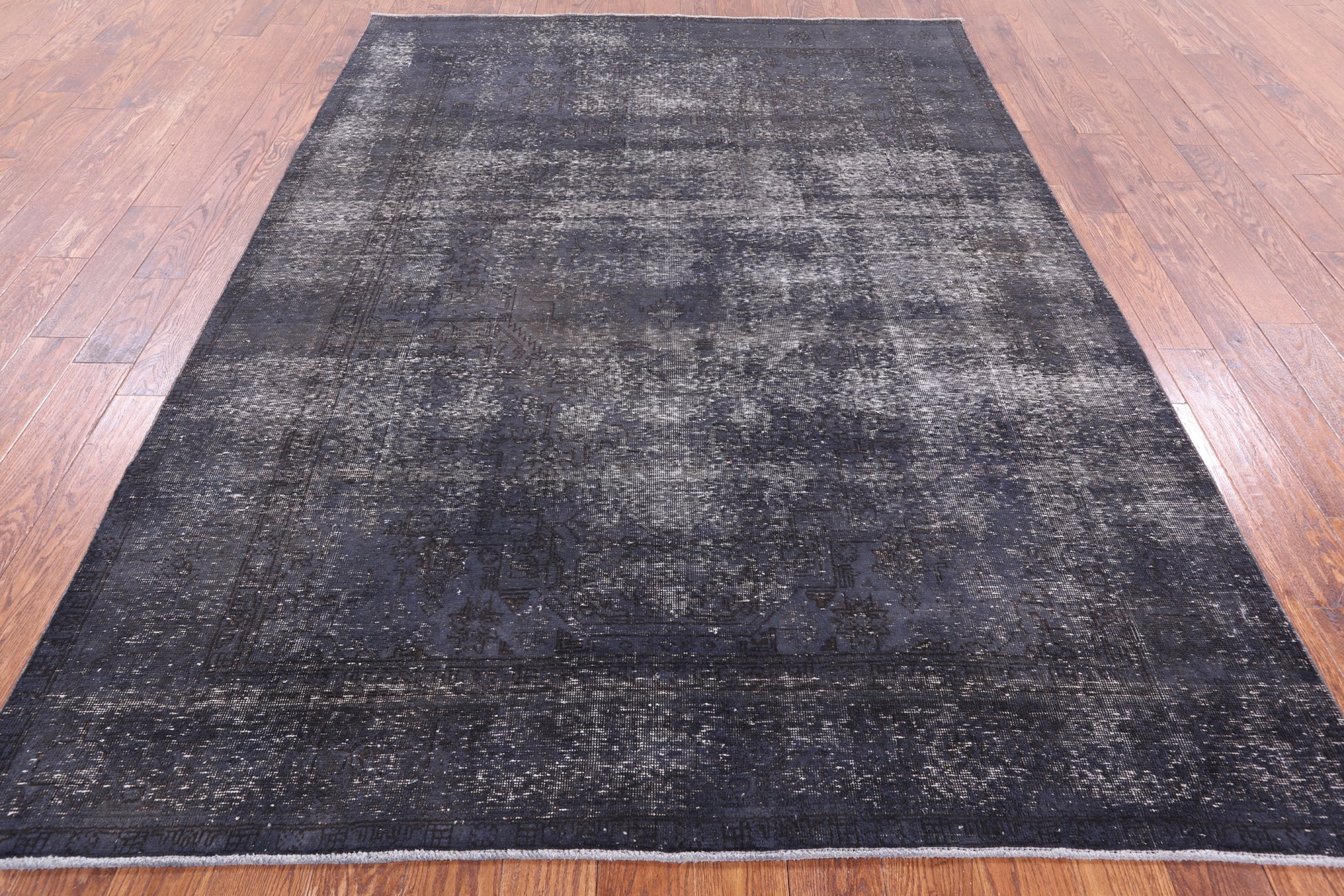 Persian Overdyed Hand Knotted Wool Area Rug - 6' 10" X 9' 6" - Golden Nile