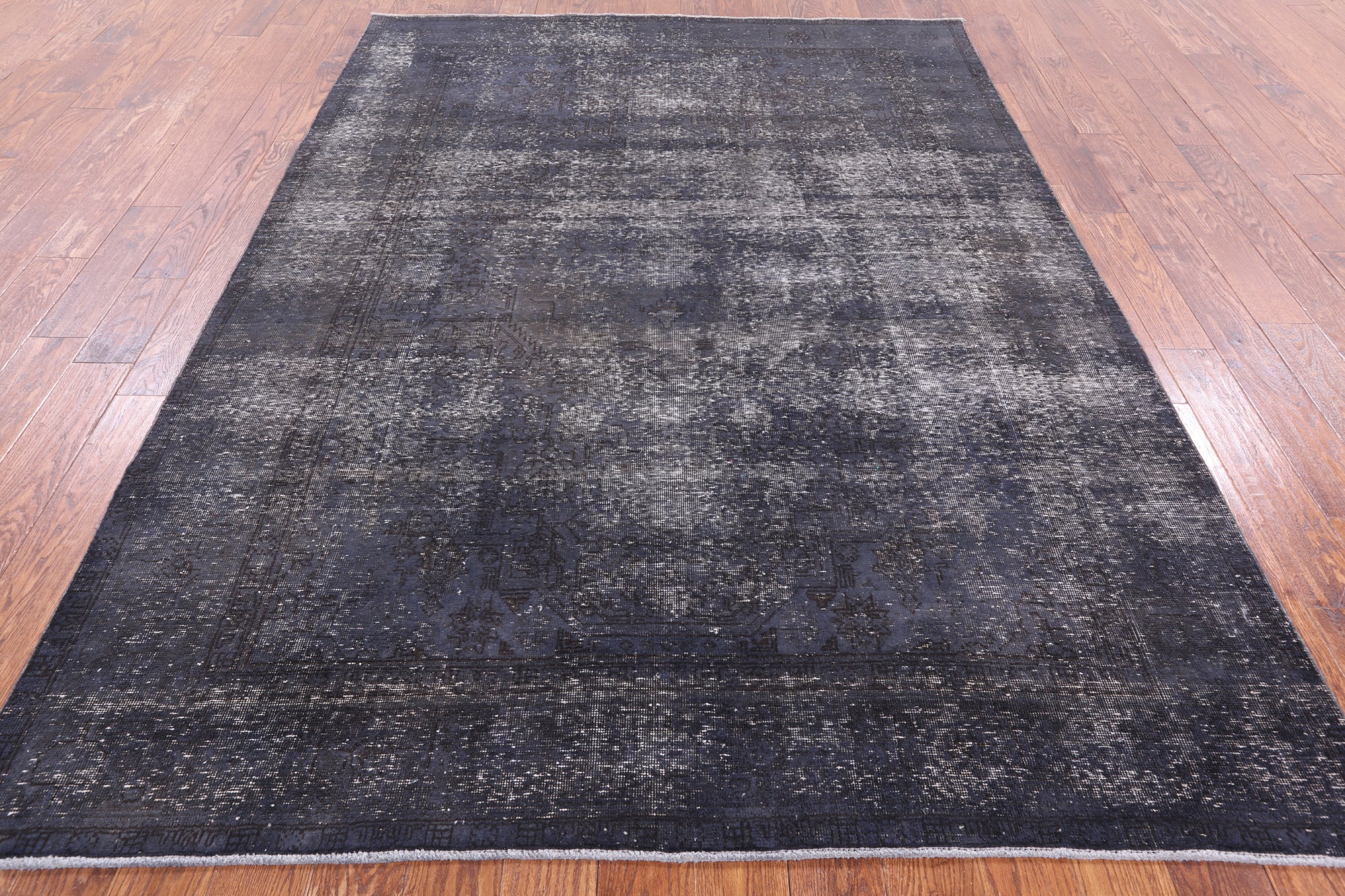 Persian Overdyed Hand Knotted Wool Area Rug - 6' 10" X 9' 6" - Golden Nile