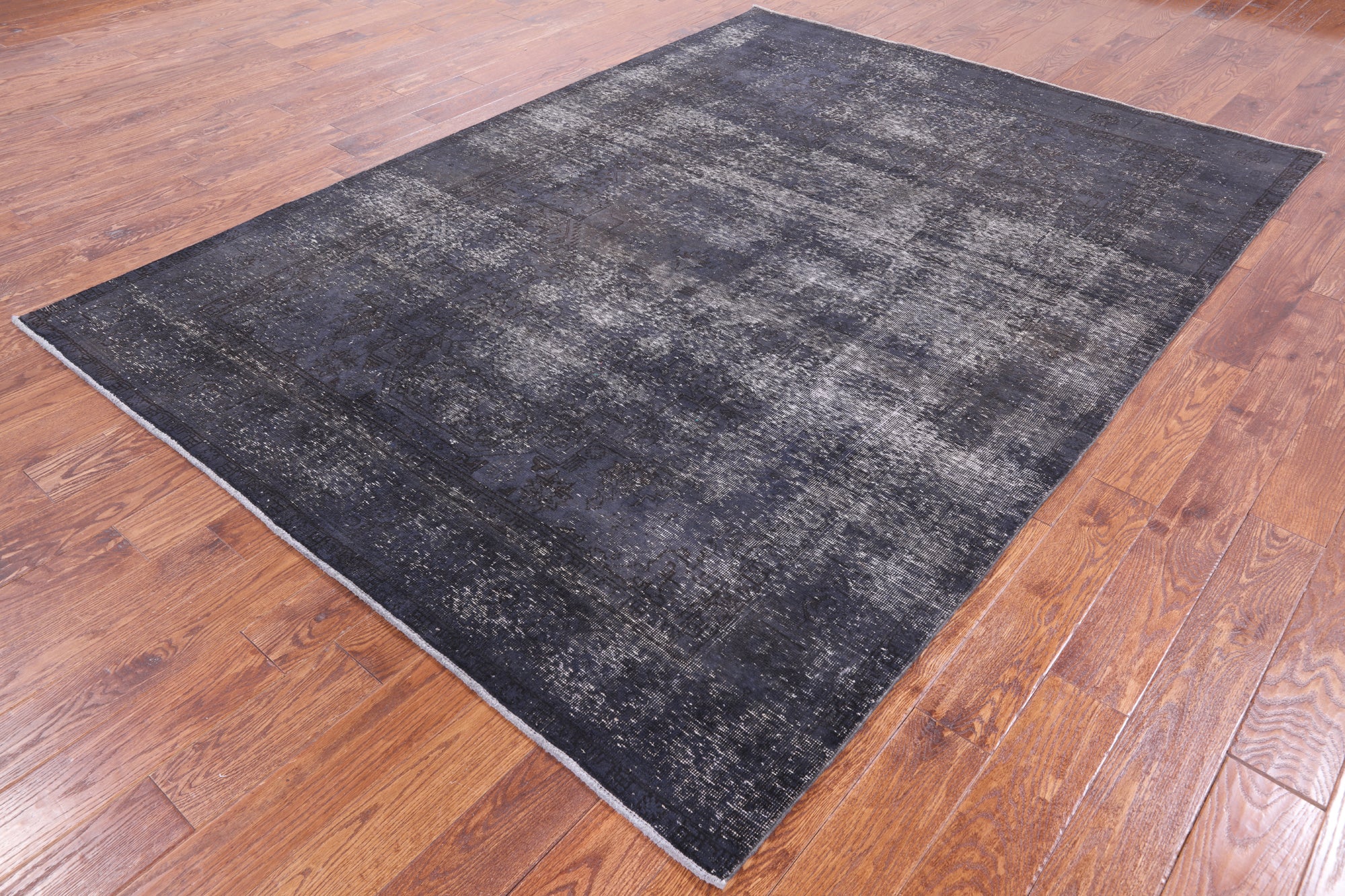 Persian Overdyed Hand Knotted Wool Area Rug - 6' 10" X 9' 6" - Golden Nile