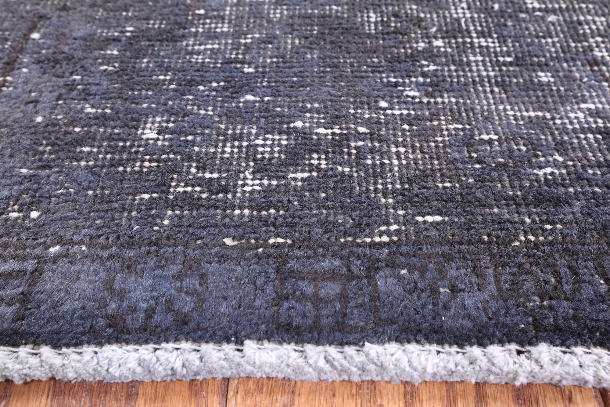 Persian Overdyed Hand Knotted Wool Area Rug - 6' 10" X 9' 6" - Golden Nile