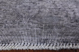 Grey Persian Overdyed Hand Knotted Wool Area Rug - 6' 6" X 9' 5" - Golden Nile