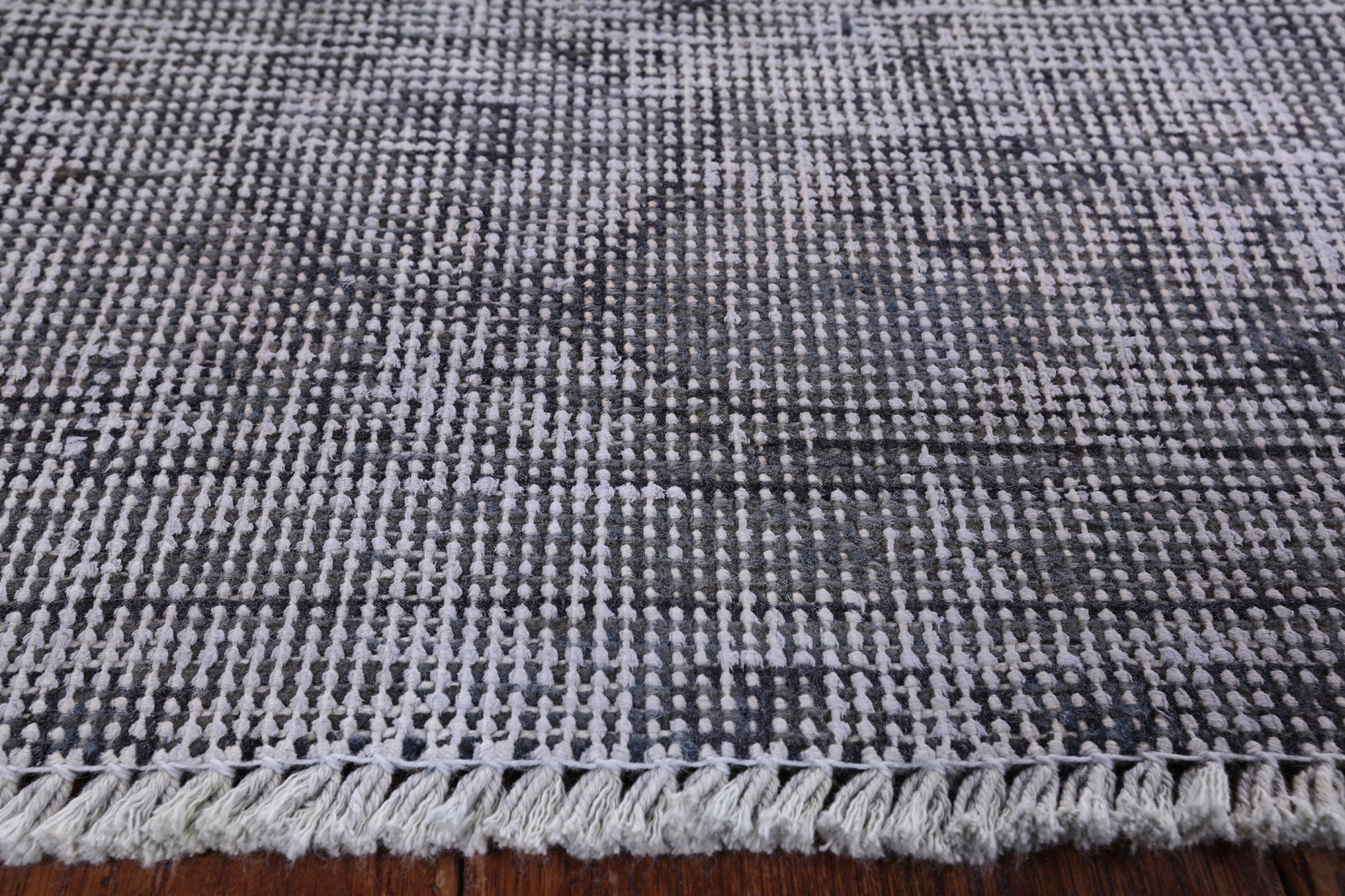 Grey Persian Overdyed Hand Knotted Wool Area Rug - 6' 6" X 9' 5" - Golden Nile