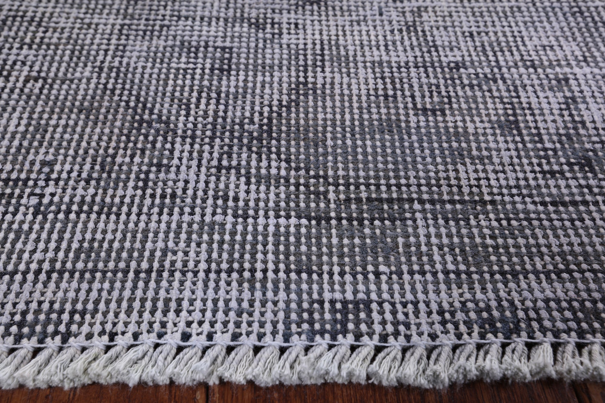 Grey Persian Overdyed Hand Knotted Wool Area Rug - 6' 6" X 9' 5" - Golden Nile