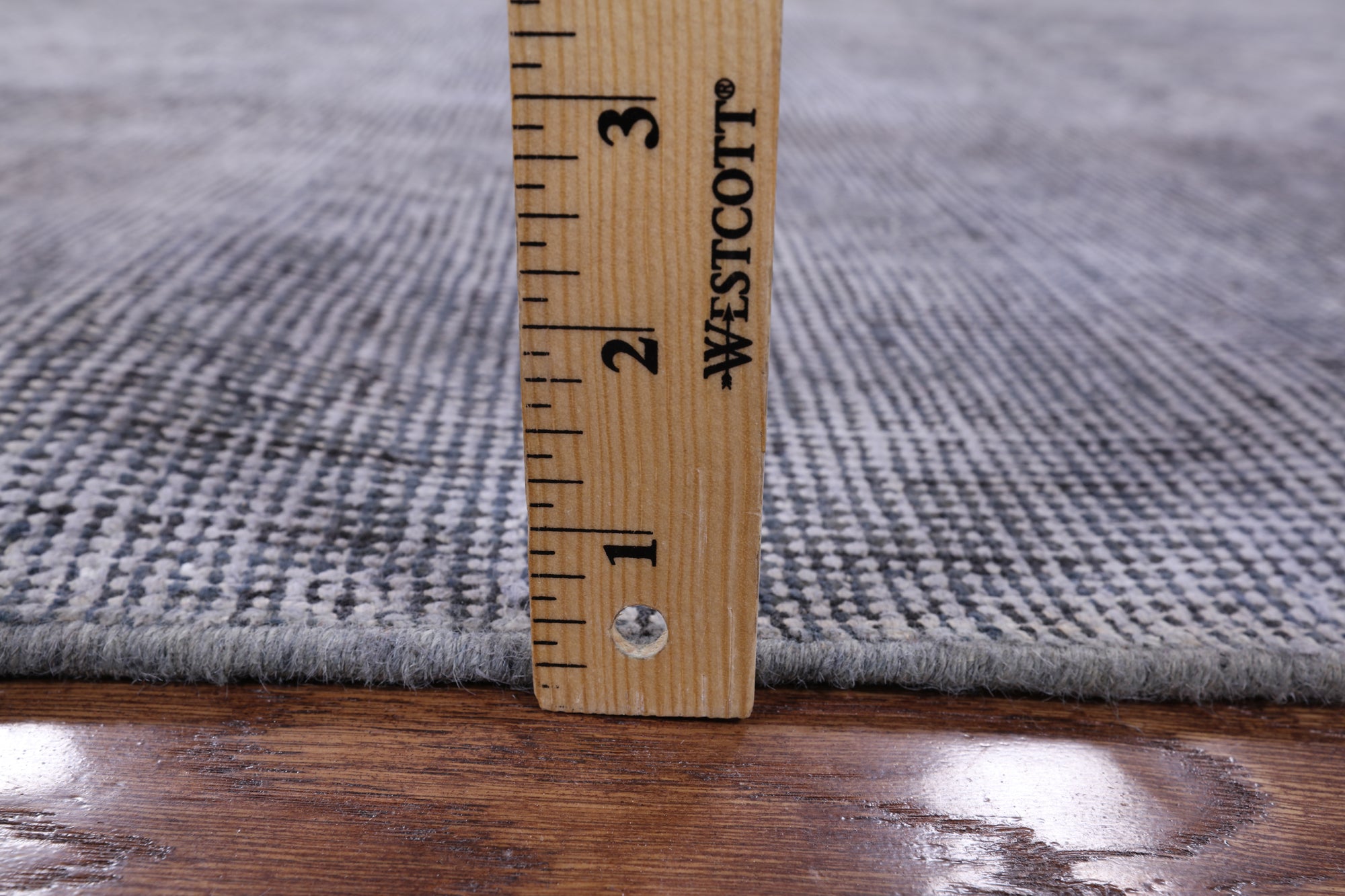 Grey Persian Overdyed Hand Knotted Wool Area Rug - 6' 6" X 9' 5" - Golden Nile