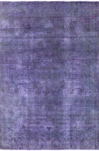 Persian Overdyed Hand Knotted Wool Area Rug - 6' 10" X 10' 4" - Golden Nile