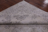 Ivory Persian Vintage White Wash Hand Knotted Wool Area Rug - 9' 5" X 12' 7" - Golden Nile