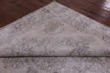 Ivory Persian Vintage White Wash Hand Knotted Wool Area Rug - 9' 9" X 12' 8" - Golden Nile
