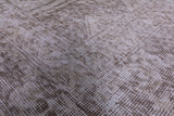 Ivory Persian Vintage White Wash Hand Knotted Wool Area Rug - 9' 7" X 12' 4" - Golden Nile