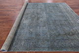 Persian Overdyed Hand Knotted Wool Area Rug - 9' 7" X 12' 6" - Golden Nile
