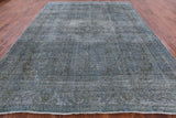 Persian Overdyed Hand Knotted Wool Area Rug - 9' 7" X 12' 6" - Golden Nile