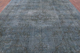 Persian Overdyed Hand Knotted Wool Area Rug - 9' 7" X 12' 6" - Golden Nile