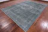 Persian Overdyed Hand Knotted Wool Area Rug - 9' 7" X 12' 6" - Golden Nile