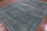 Persian Overdyed Hand Knotted Wool Area Rug - 9' 7" X 12' 6" - Golden Nile