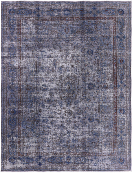 Persian Overdyed Hand Knotted Wool Area Rug - 9' 8" X 12' 7" - Golden Nile