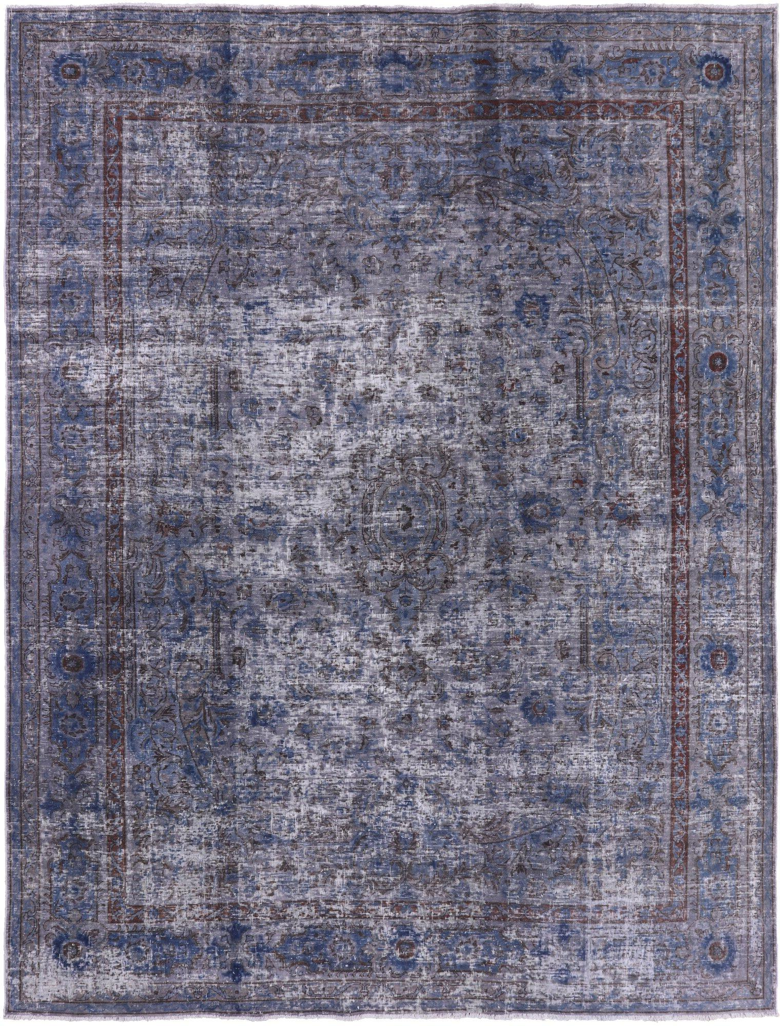 Persian Overdyed Hand Knotted Wool Area Rug - 9' 8" X 12' 7" - Golden Nile