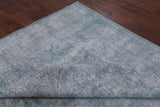 Green Persian Overdyed Hand Knotted Wool Area Rug - 9' 8" X 12' 6" - Golden Nile