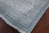 Green Persian Overdyed Hand Knotted Wool Area Rug - 9' 8" X 12' 6" - Golden Nile
