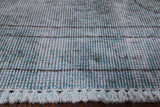 Green Persian Overdyed Hand Knotted Wool Area Rug - 9' 8" X 12' 6" - Golden Nile
