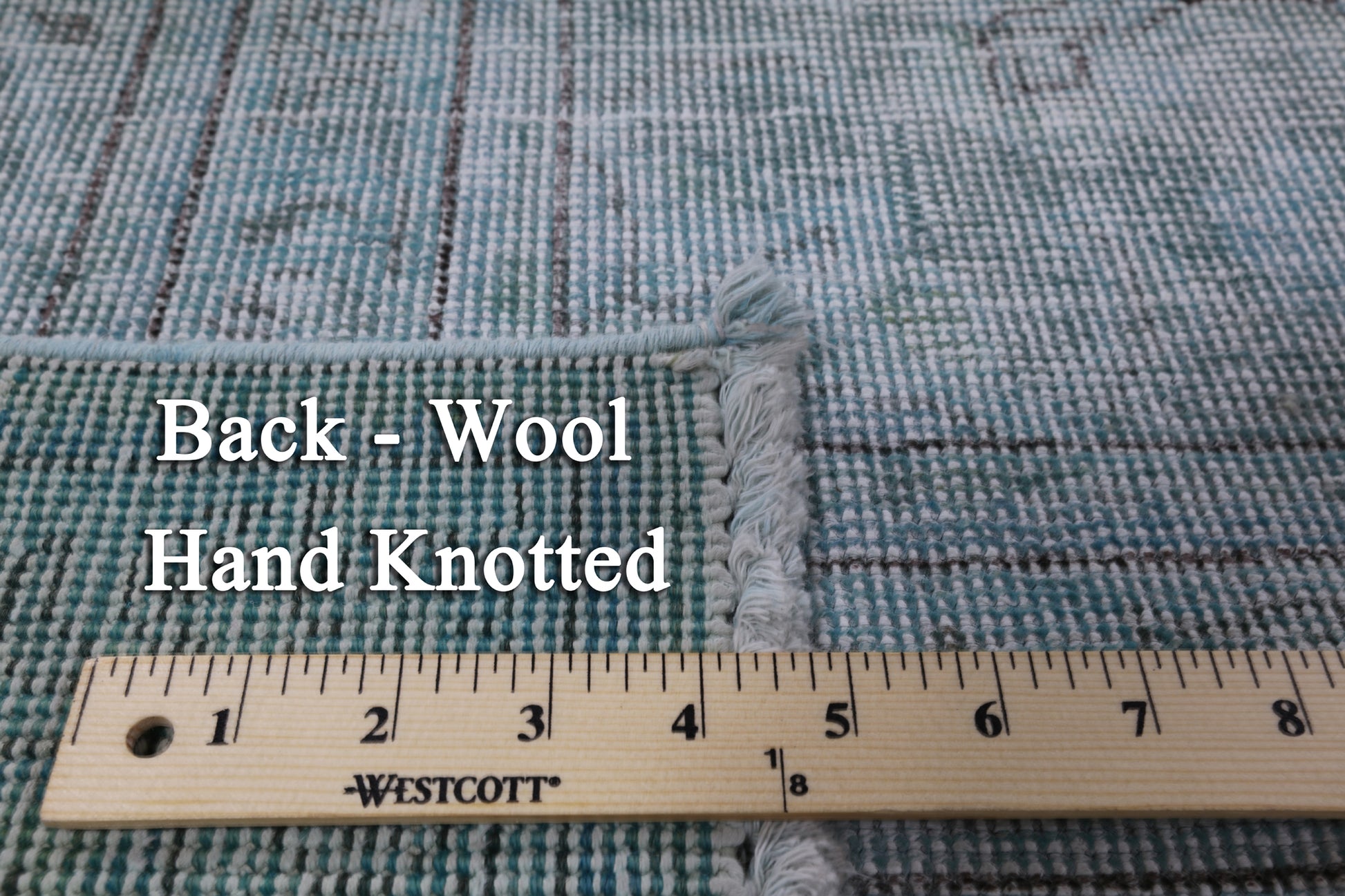 Green Persian Overdyed Hand Knotted Wool Area Rug - 9' 8" X 12' 6" - Golden Nile
