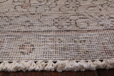 Ivory Persian Vintage White Wash Hand Knotted Wool Area Rug - 9' 9" X 12' 8" - Golden Nile