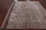 Persian Vintage White Wash Hand Knotted Wool Area Rug - 9' 2" X 12' 7" - Golden Nile