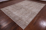 Persian Vintage White Wash Hand Knotted Wool Area Rug - 9' 2" X 12' 7" - Golden Nile