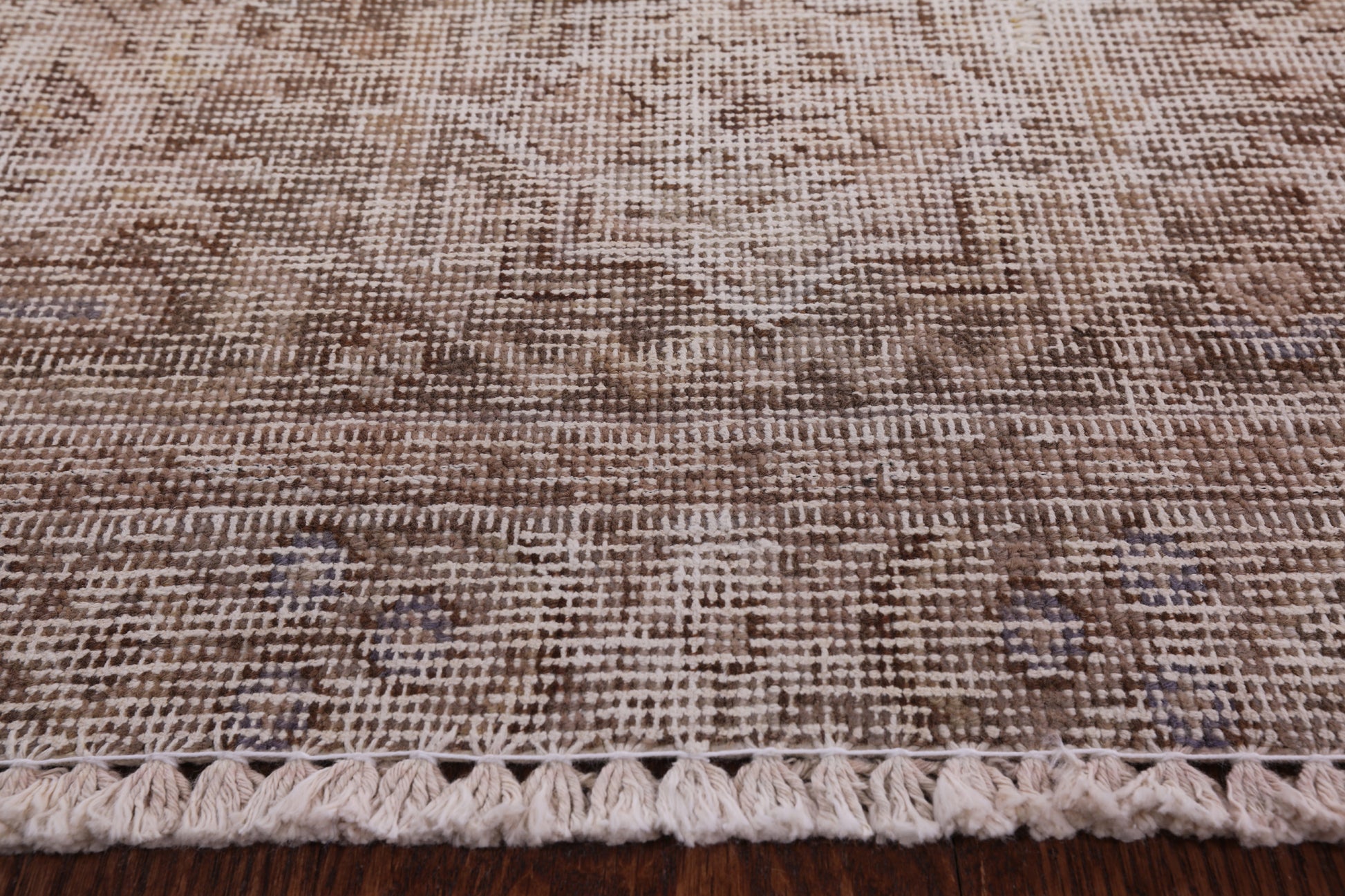 Persian Vintage White Wash Hand Knotted Wool Area Rug - 9' 2" X 12' 7" - Golden Nile
