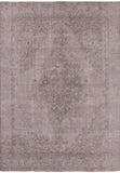 Ivory Persian Vintage White Wash Hand Knotted Wool Area Rug - 9' 1" X 12' 8" - Golden Nile