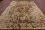 Persian Overdyed Hand Knotted Wool Area Rug - 9' 10" X 12' 1" - Golden Nile