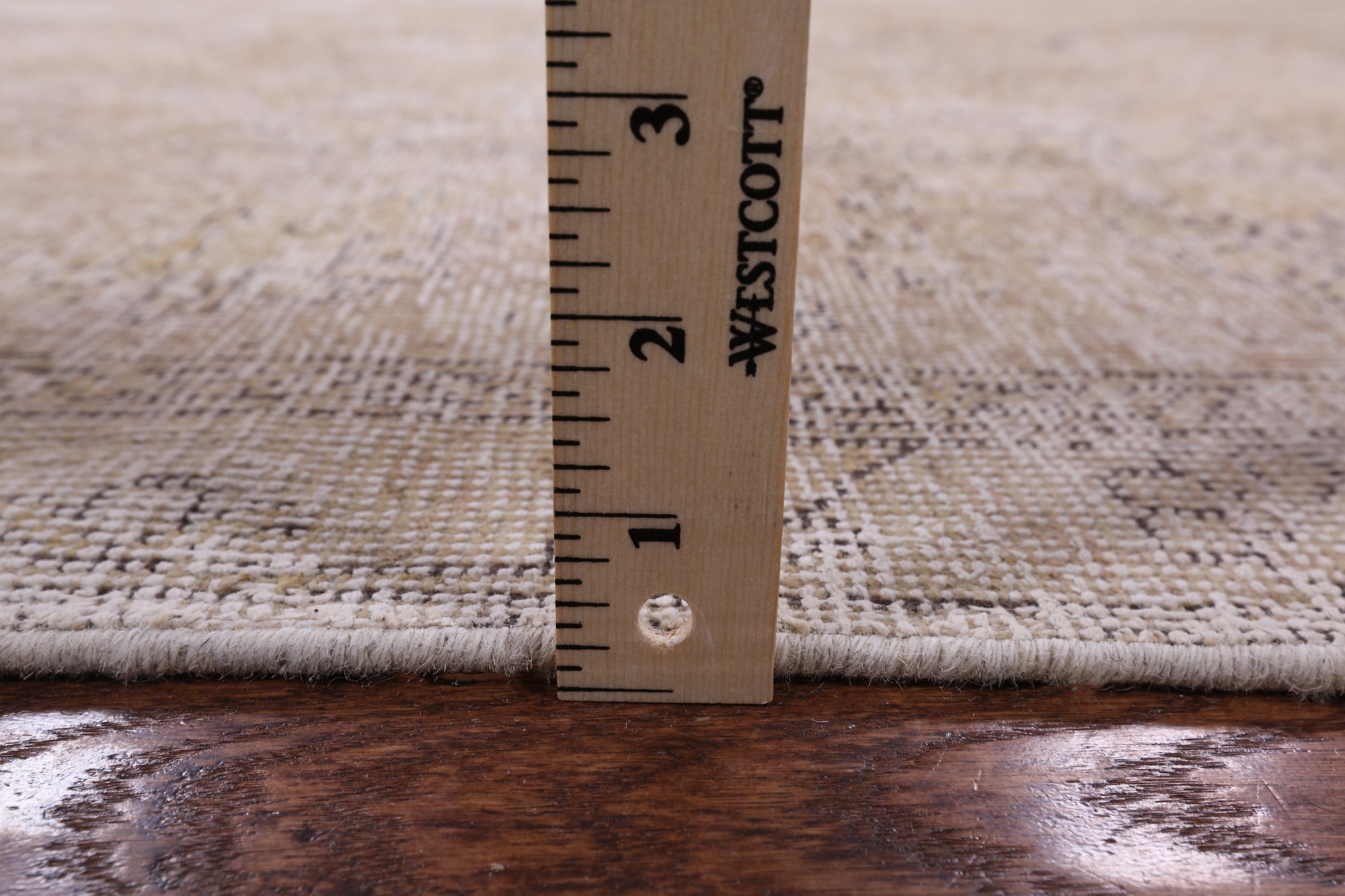 Persian Vintage White Wash Hand Knotted Wool Area Rug - 9' 10" X 13' 3" - Golden Nile