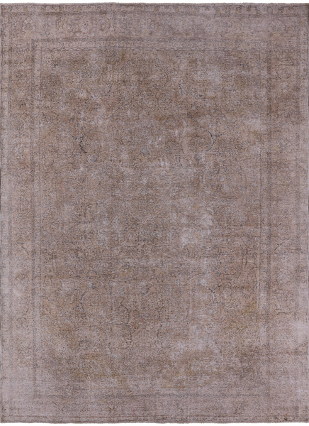 Persian Vintage White Wash Hand Knotted Wool Area Rug - 9' 10" X 13' 3" - Golden Nile