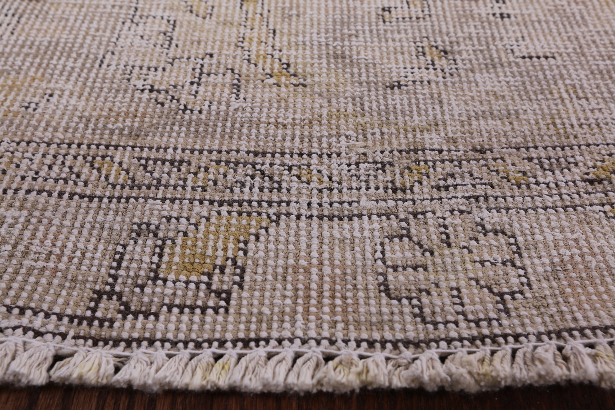 Persian Vintage White Wash Hand Knotted Wool Area Rug - 9' 10" X 13' 3" - Golden Nile