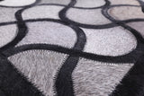 Natural Cowhide Hand Stitched Runner Rug - 4' 0" X 10' 0" - Golden Nile
