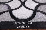 Natural Cowhide Hand Stitched Patchwork Rug - 4' 0" X 6' 0" - Golden Nile