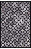 Natural Cowhide Hand Stitched Patchwork Rug - 4' 0" X 6' 0" - Golden Nile