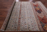 Khorjin Persian Gabbeh Handmade Wool Rug - 8' 2" X 11' 2" - Golden Nile
