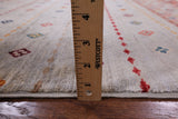 Khorjin Persian Gabbeh Handmade Wool Rug - 8' 2" X 11' 2" - Golden Nile